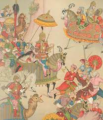 Mughal Emperor Babur Mughal Miniature Paintings Historical Artwork Mughal Empire