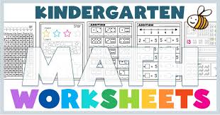 kindergarten math worksheets kindergarten mom
