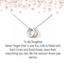 Infinity collection sweet 16 charm necklace. Onepurposegifts To My Daughter Gifts Daughter Birthday Gifts Sweet 16 Gifts Graduation Gift Gifts For Her Buy Online In Guatemala At Guatemala Desertcart Com Productid 76543325