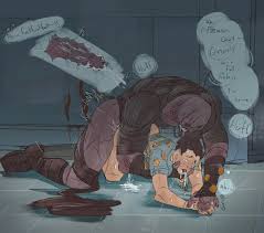 Dwight x Nemesis [REDBD] [Size Diff] (OC) – Gay Porn Comic