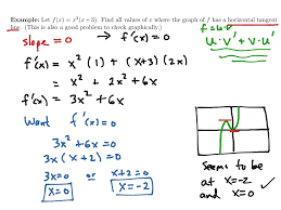 How do you find the horizontal tangent line? 4 2 Horizontal Tangent Line Math Showme