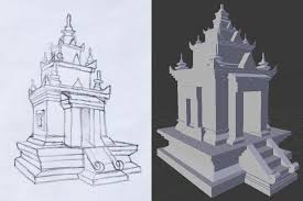 Sketsa pemugaran candi borobudur 1983. Paling Keren 18 Gambar Sketsa Candi Borobudur Mudah Sugriwa Gambar