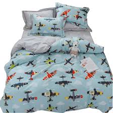 The organic duvet cover for the best finished look and extreme comfort. Layenjoy Airplane Cartoon Duvet Cover Set Twin Size Aircraft Flying Sky Clouds 100 Cotton Bedding Set For Kids Teens Boys Girls Reversible Blue Gray Comforter Cover No Comforter Buy Online In Dominica