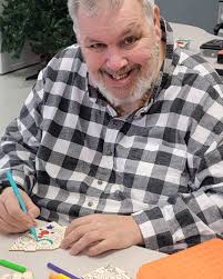 The people at Ballantyne Day Services are enjoying their new crafts thanks  to Mersen USA