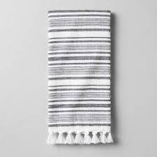 Black And White Striped Hand Towels Hand Towel Engineered Stripe True White Ebony Hearth Handtm With Magnolia Striped Hand Towels Hearth Hand With Magnolia White Hand Towels