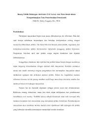 Hubungan etnik ke arah masyarakat berintegrasi 07. Pdf Ruang Politik Hubungan Aktivisme Civil Society Dan Pemerintah Dalam Mengembangkan Tata Pemerintahan Demokratis Afaiz682 Gmail Com Ahmad Faiz Academia Edu