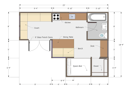 Usonian 21 Tiny Okay Maybe Small Not Tiny House Without Lofted Bed Small House Floor Plans House Floor Plans Tiny House Plans