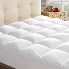 Queen Mattress Topper With Deep Pocket 8 21 Inches Best Offer Furniturev Com In 2020 Queen Mattress Topper Soft Mattress Mattress