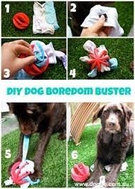 25 Frugally Fun Diy Dog Toys To Pamper Your Pooch Homemade Dog Toys Interactive Dog Toys Dog Boredom