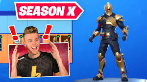 Share your passion on @fortnitemaps not affiliated with @fortnite or @epicgames. New Season X Battlepass In Fortnite Gold Knight Youtube