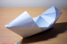 Cara Membuat Perahu Kertas Bertudung Origami Perahu Kertas