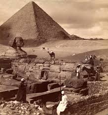 ruins of the granite temple the sphynx and great pyramid of kheops egypt 1902 pyramids egypt ancient egypt egypt