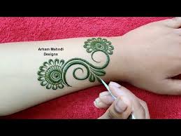 Stylish Full Hand Mehndi Design Easy Arabic Mehndi Design For Backhand Arham Mehndi Designs Youtube Di 2020 Mehndi Designs Desain Henna Mehndi