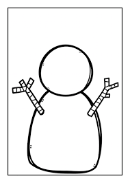 Schneemann Wurfelspiel