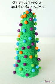 Push Pin Christmas Tree Craft And Fine Motor Activity Mom Inspired Life Christmas Tree Crafts Tree Crafts Christmas Activities For Kids