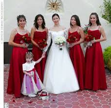 The Bridesmaid Looks Wine Red Bridesmaid Dresses Bridesmaid Winter Wedding Bridesmaids