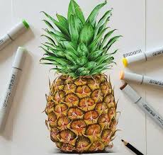 Epingle Par Aubrey Harrison Sur Beach Fun Ananas Dessin Ananas Comment Dessiner