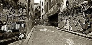 Black And White Graffiti Wall Graffiti Covered Walls In Old Alley Hosier Lane Melbourne Graffiti Wall Black And White Graffiti