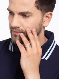 Buy Clara 92.5 Sterling Silver Eternity Adjustable Ring for Men Online At  Best Price @ Tata CLiQ