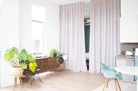 Maybe you would like to learn more about one of these? Do It Yourself Room Divider Installation Ceiling Tracks Living Room Divider Room Divider Headboard Living Room Furniture Layout