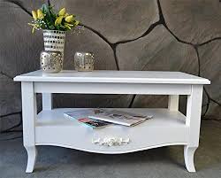 Couchtisch weiß shabby landhaus look truhe beistelltisch couchtisch im landhaus look mit rollen am meer dieser schöne tisch aus massivem leimholz wurde. Couchtisch Beistelltisch Tisch Wohnzimmertisch Antik Weiss Landhaus