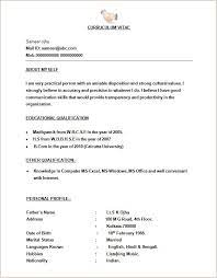Free fresher resume format in word. Fresher Resume Format For Biotechnology Microsoft Word Resume Template Job Resume Format Resume Format