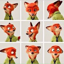 Nick Wilde Expressions Zootopia Personagens Animacao Da Disney Animacao 3d