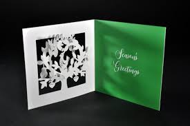 Laser cut cards template files are in file formats which are recommended for laser cutting dxf, dwg, cdr (coreldraw), ai (adobe illustrator), eps (adobe illustrator), svg, pdf. 3d Laser Cut Christmas Card Papersmyths Personal Cards Papersmyths