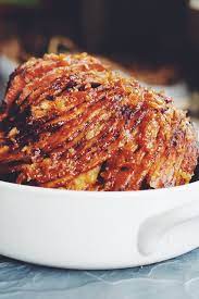 Super Simple Crock Pot Brown Sugar Pineapple Ham Recipe Cheesy Green Bean Casserole Pineapple Ham Pork Dishes