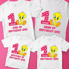 Vinyl shirts boys shirts t shirts for women funny shirts custom shirts birthday boy shirts mens shirts sale custom shirts etsy seller free shipping shop design day care customised t custom shirts by mavictoria. Tweety Custom Birthday Shirt Personalized Tweety Shirt Etsy Custom Birthday Shirts Birthday Shirts Custom Birthday