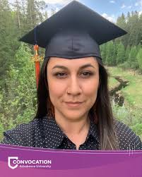Kylie McKenzie (Bachelor of Arts, Psychology Major '25) Blue Ridge, Alta.  “After learning about the trauma and oppression Indigenous peoples have  faced, I wanted the tools to be an advocate, understand systemic