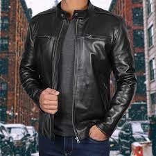 Amazon Com Flavor Men Biker Retro Brown Leather Motorcycle Jacket Genuine Leather Jac Brown Leather Motorcycle Jacket Leather Motorcycle Jacket Leather Jacket