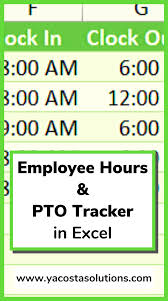 Check spelling or type a new query. Employee Time Pto Tracker In Excel Excel Tutorials Microsoft Excel Tutorial Excel For Beginners