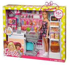 Barbie Supermarkette Oyun Seti Frp01 Barbie Bebekler Hediyecik Com Tr Oyuncak Hobi Oyuncak Hediye 7 24 Online Alisver Barbie Barbie Bebekler Barbie Oyuncak