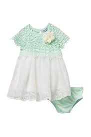 Crochet Bodice Dress Baby Girls By Nicole Miller On Nordstrom Rack Crochet Dress Girl Crochet Dress Pattern Free Crochet Dress Pattern