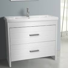 Ariel single bathroom vanity base cabinet in white with 2 soft closing doors and 4 full extension dovetail drawers | built in toe kick | 42 x 21.5 x 34.5 4.7 out of 5 stars 10 $759.00 $ 759. Nameeks Lot F02 Bathroom Vanity Lotus Nameek S