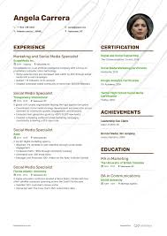 Mentioning skills on your resume is a good way to let the hiring persons know about your specialties. Social Media Marketing Resume Samples Expert Tips Marketing Resume Social Media Marketing Resume Examples