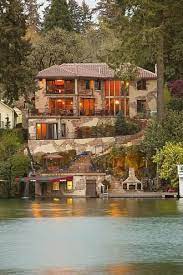 Discover 18 new homes for sale in lake oswego, or. Pin By Leah On Dream Just Plain Wow Mediterranean Homes Waterfront Homes Lake Oswego
