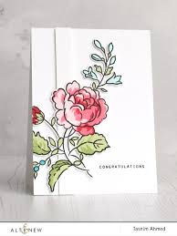 Birthday Card Drawing Ideas Flowers Altenew Blog Inspiring Crafters With Elegant Designs And Projects Card Drawing Floral Cards Altenew Cards