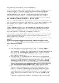 Dokładność testu (u osób, u których wytworzyły się przeciwciała). Http Www Szu Cz Uploads Epidemiologie Coronavirus Lab Vysetrovani Definice Testy Final Pdf