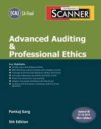 Scanner Advanced Auditing Professional Ethics For Ca