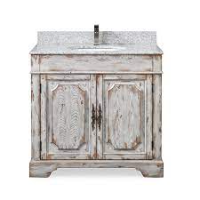 The vanity is hand crafted, made to order and made from 100% solid wood. Chans Furniture Rx 2215 36 Inch Benton Collection Litchfield Distressed Off White Rustic Style Bathroom Vanity