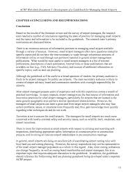 Examples of qualitative research (2). Chapter 4 Conclusions And Recommendations Development Of A Guidebook For Managing Small Airports The National Academies Press