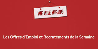 Les Offres D Emploi Et Recrutements De La Semaine N 41 Dreamjob Ma Offre Emploi Recrutement Poste Recrutement