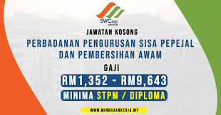 21 april 2021 lokasi :selangor sektor :kerajaan berkanun kelulusan minimum :spm status pelantikan :tetap/kontrak. Jawatan Kosong Perbadanan Pengurusan Sisa Pepejal Dan Pembersihan Awam Minima Spm Layak Memohon