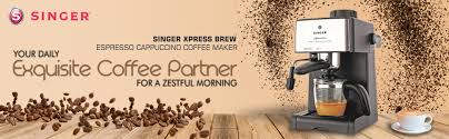 We receive so many compliments on our coffee!! Buy Singer Xpress Brew Espresso Cappuccino Coffee Maker Carafe Capacity 4 Cups 800 Watts Black Online At Low Prices In India Amazon In