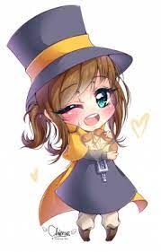 Hat Kid A In Hats Drawing Chibi Clip Freeuse A Hat In Time Girl With Hat Chibi