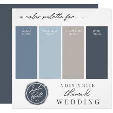 Dusty blue is a great way to describe these colors. Dusty Blue Gray Color Combination Palette Card Zazzle Com In 2021 Green Colour Palette Grey Color Palette Color Palette