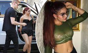 Ariel Winter shares picture in revealing sheer crop top | Daily Mail Online