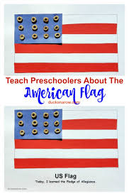 A fun and educational way for children to learn the pledge in the classroom or at home. How To Teach Preschoolers About The American Flag 2021 Ducks N A Row